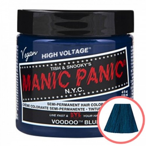 MANIC PANIC HIGH VOLTAGE CLASSIC CREAM FORMULAR HAIR COLOR (42 VOODOO BLUE)